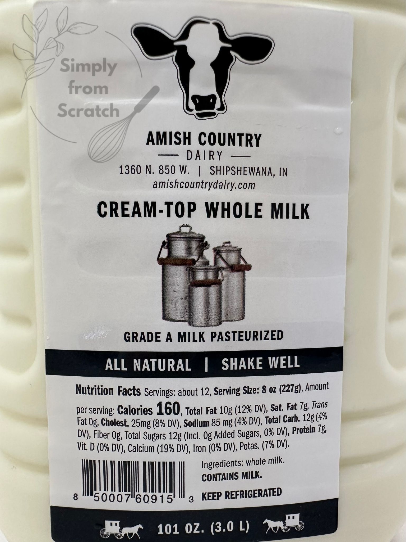 3 Liter White Milk - Image 3