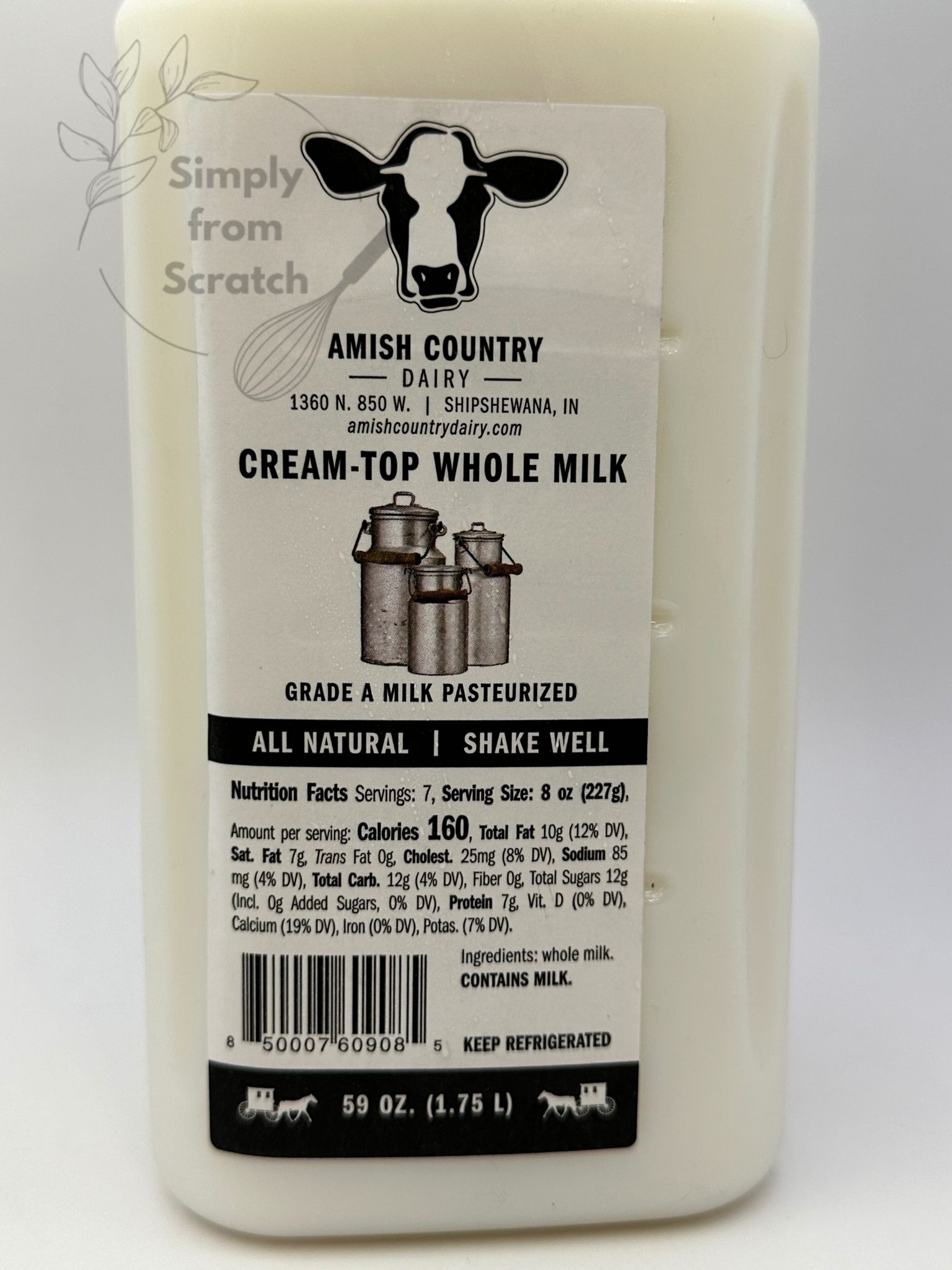 59 oz White Milk - Image 3