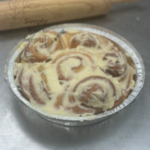 Maple Cream Cinnamon Rolls