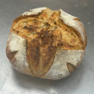 Traditional Garlic & Cheese Sourdough - Large